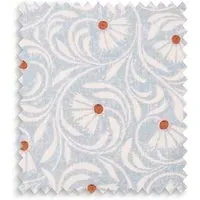 Spriglee by Ellen Merchant Linen Fabric Swatch - Azura by Pooky, alternate view