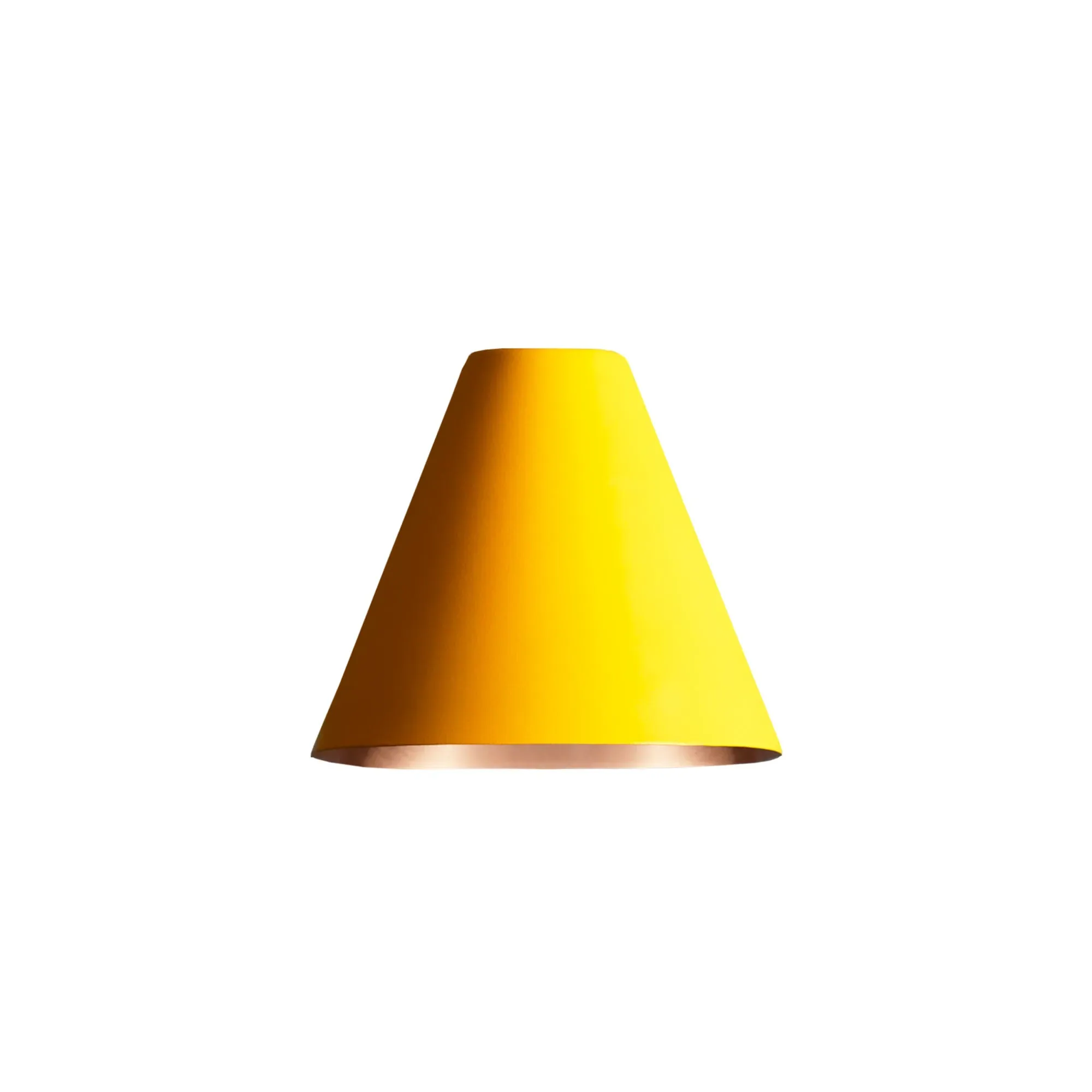 Stanlette Pendant Shade - Yellow, Copper Interior by Pooky