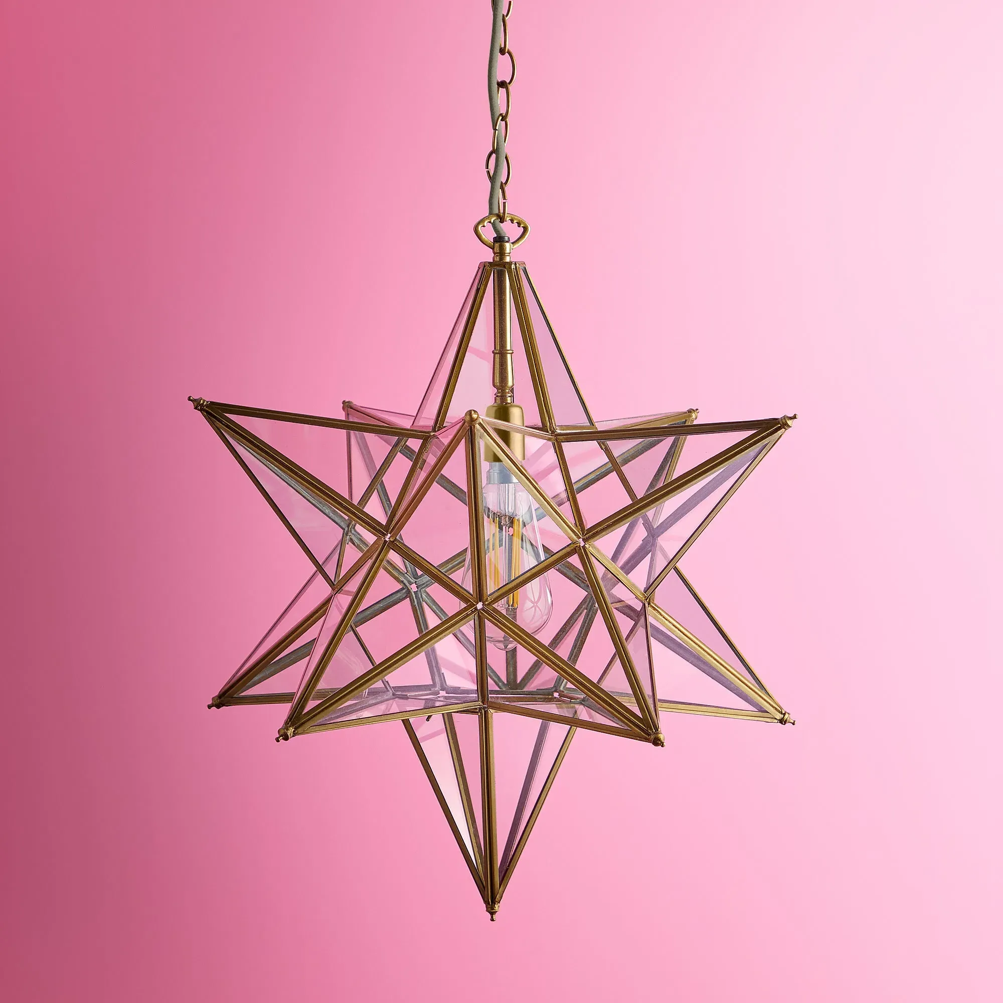 Stella Larger Pendant Light - Clear, Glass product