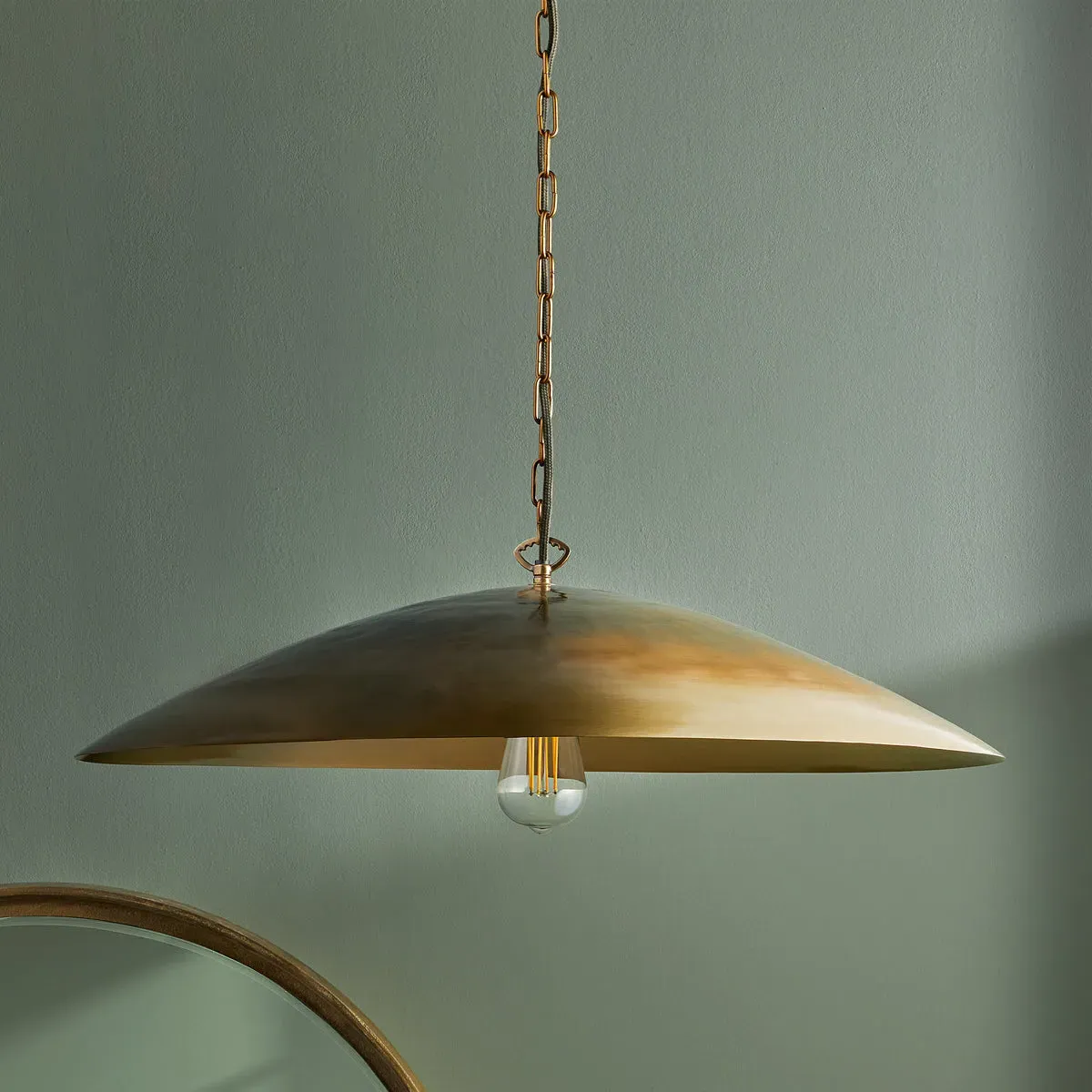 Supermoon Pendant Light - Antique Brass product