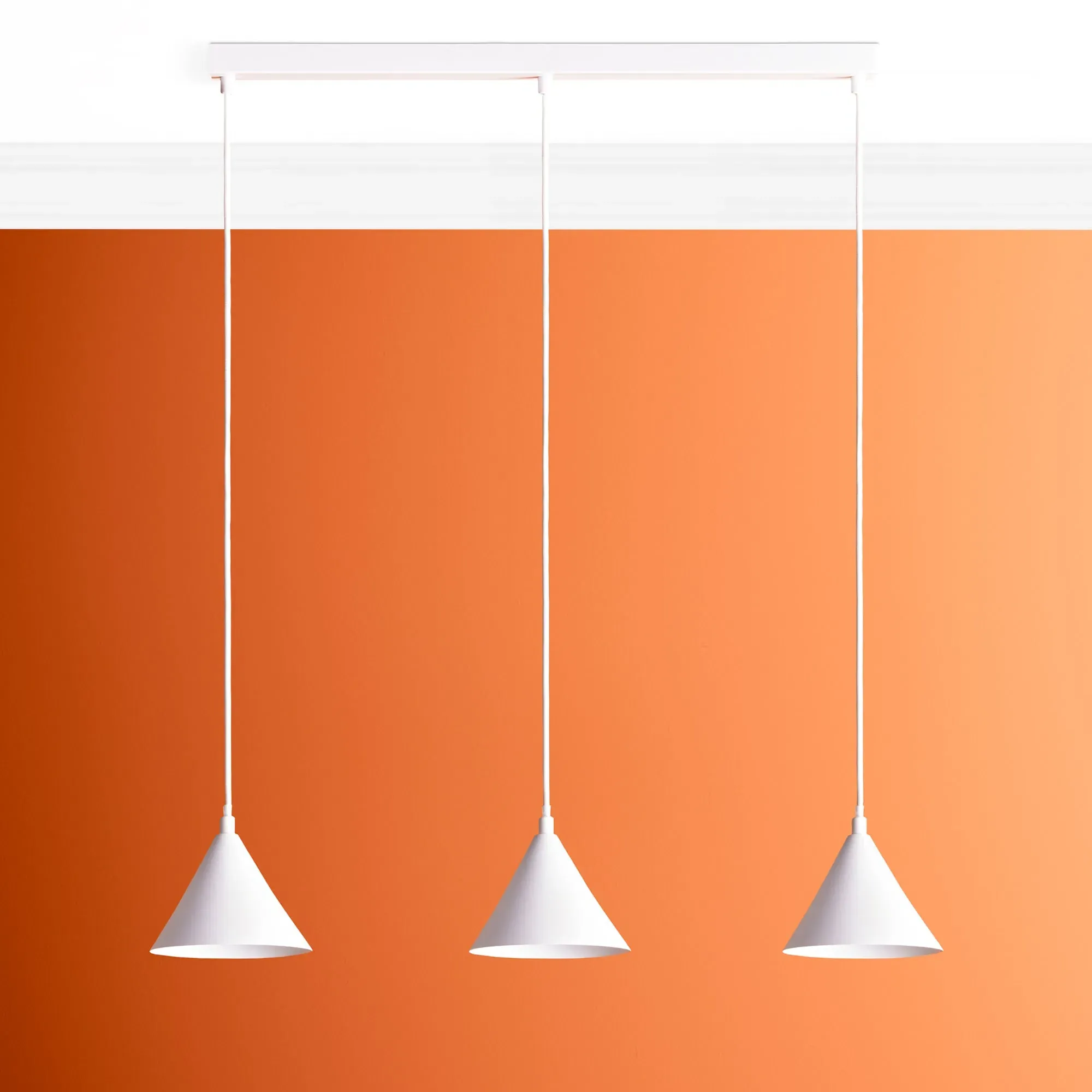 Sway Triple Pendant Light - White product