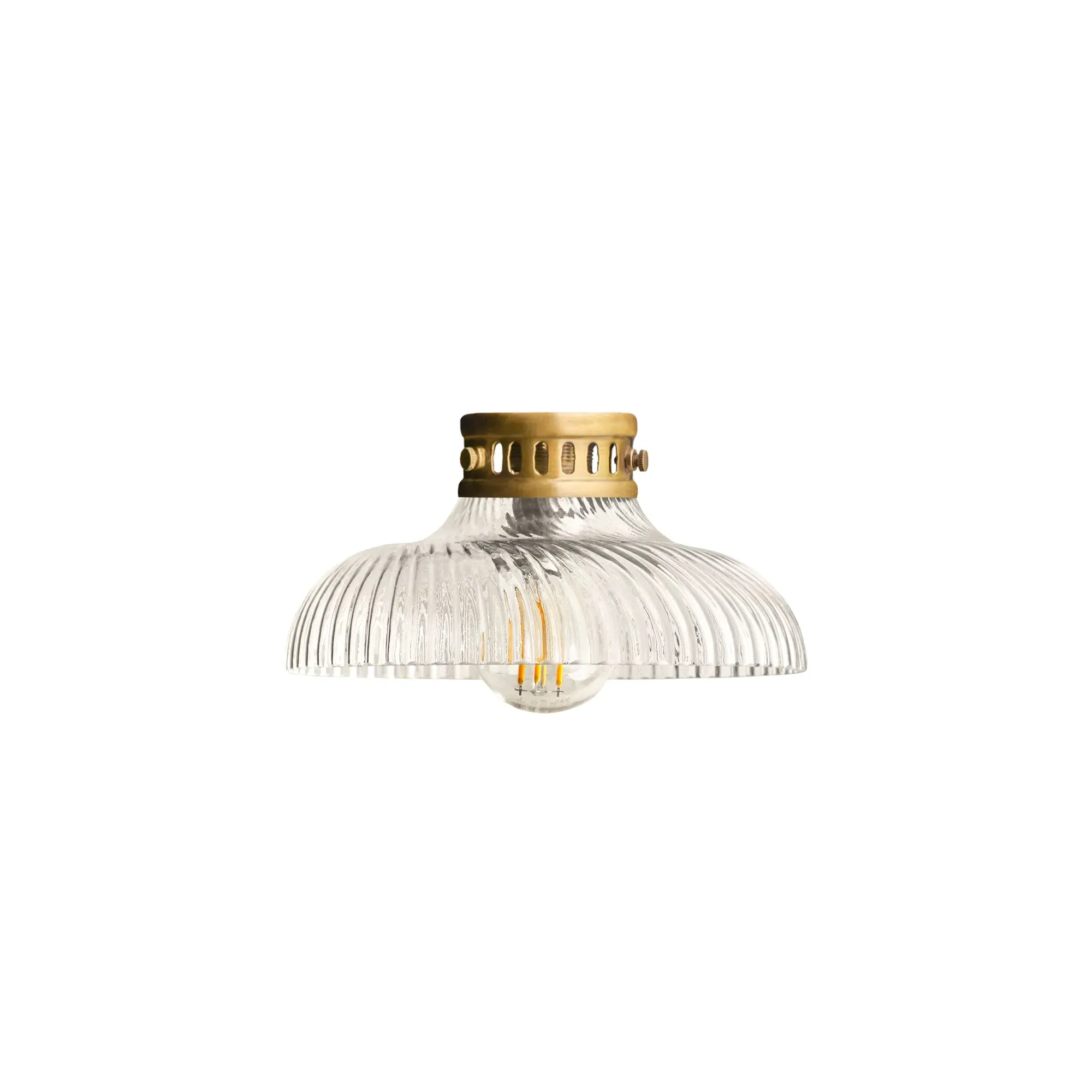 Swurly Small Pendant Shade - Clear, Glass product