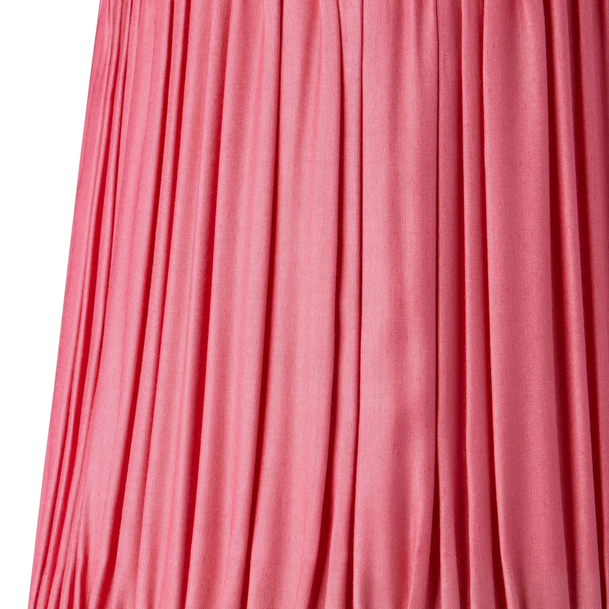 Tapered Gathered Lampshade 30cm - Raspberry, Taj Silk product