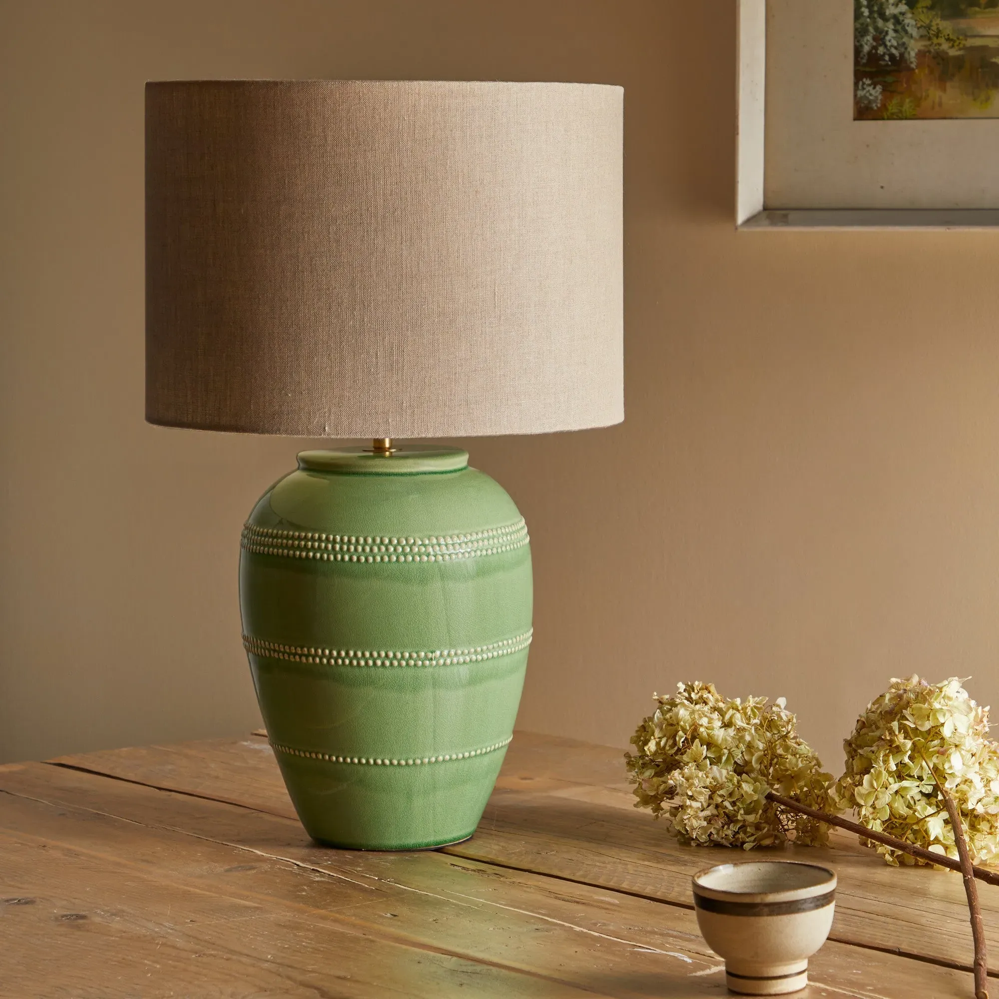 Ted Table Lamp - Green, Ceramic product