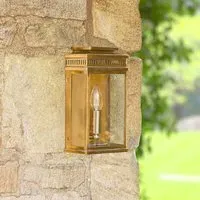Tenby IP44 Exterior Wall Lantern - Antique Brass by Pooky, alternate view