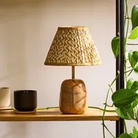 Thimble Cordless Table Lamp - Natural, Marble alternate view