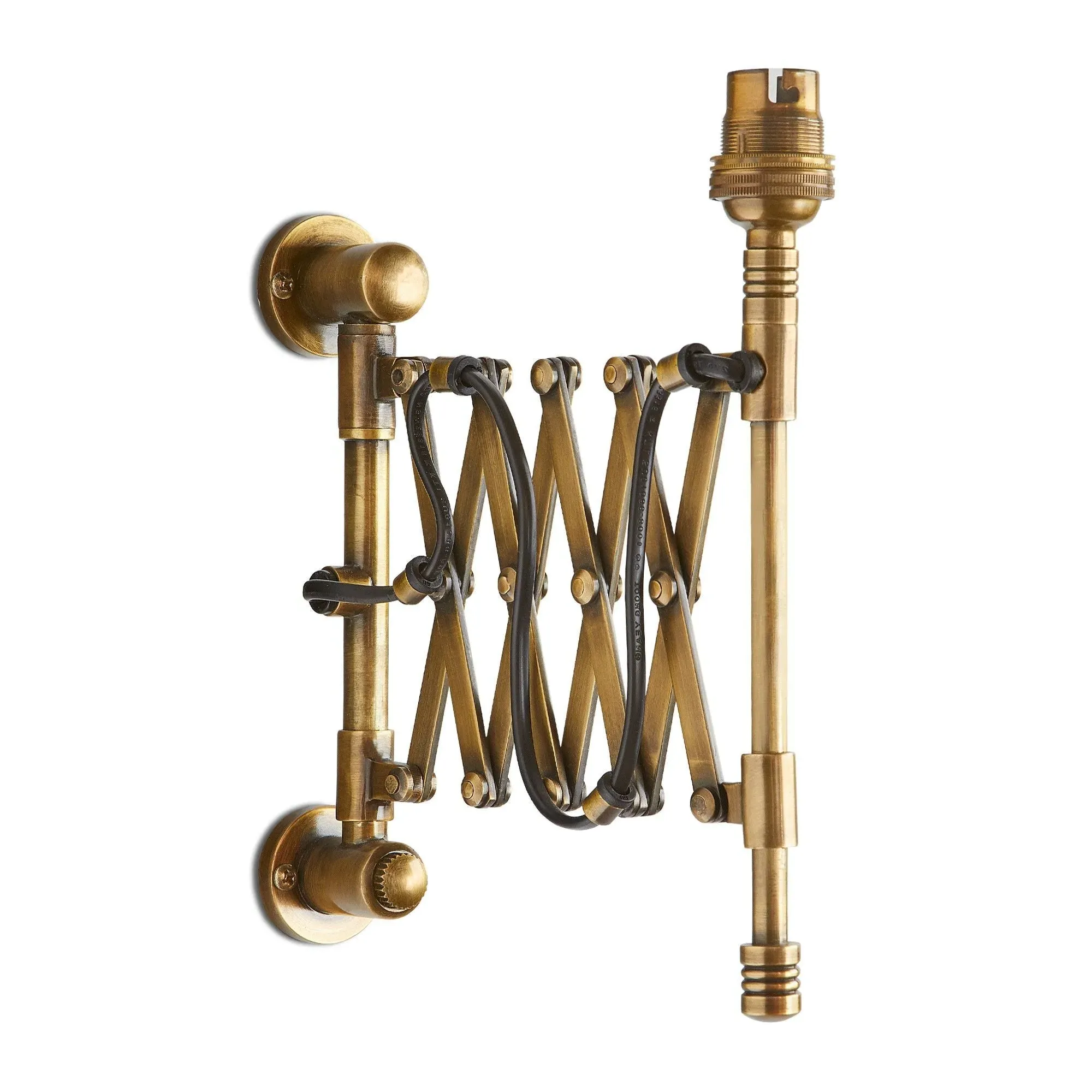 Tina Wall Light Fitting - Antique Brass product
