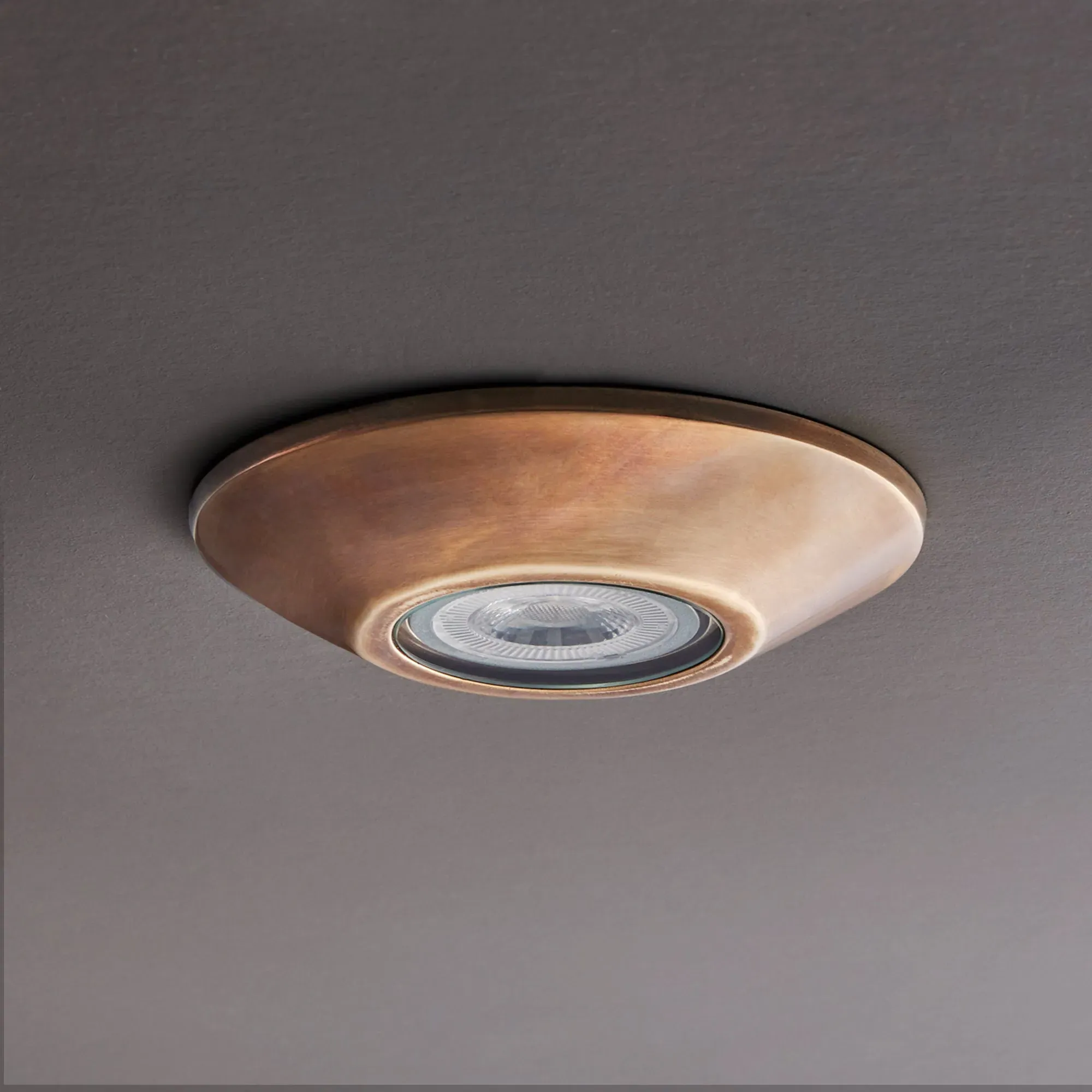 Tisky Ceiling Mounted Spot Light - Antique Brass product