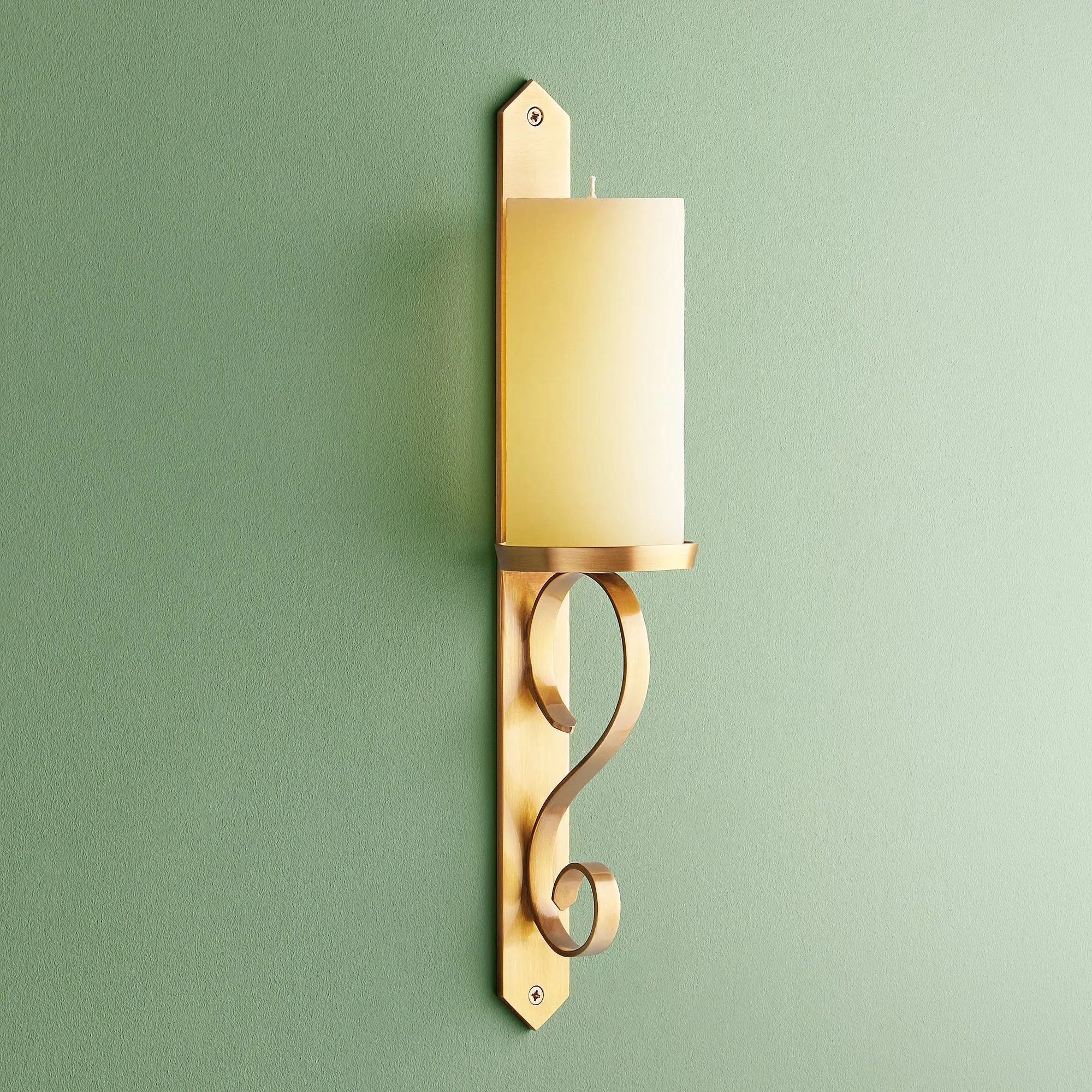 Tivoli Wall Mounted Candle Holder - Antique Brass product
