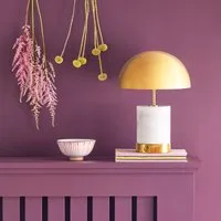 Utopia Cordless Table Lamp - White, Marble alternate view