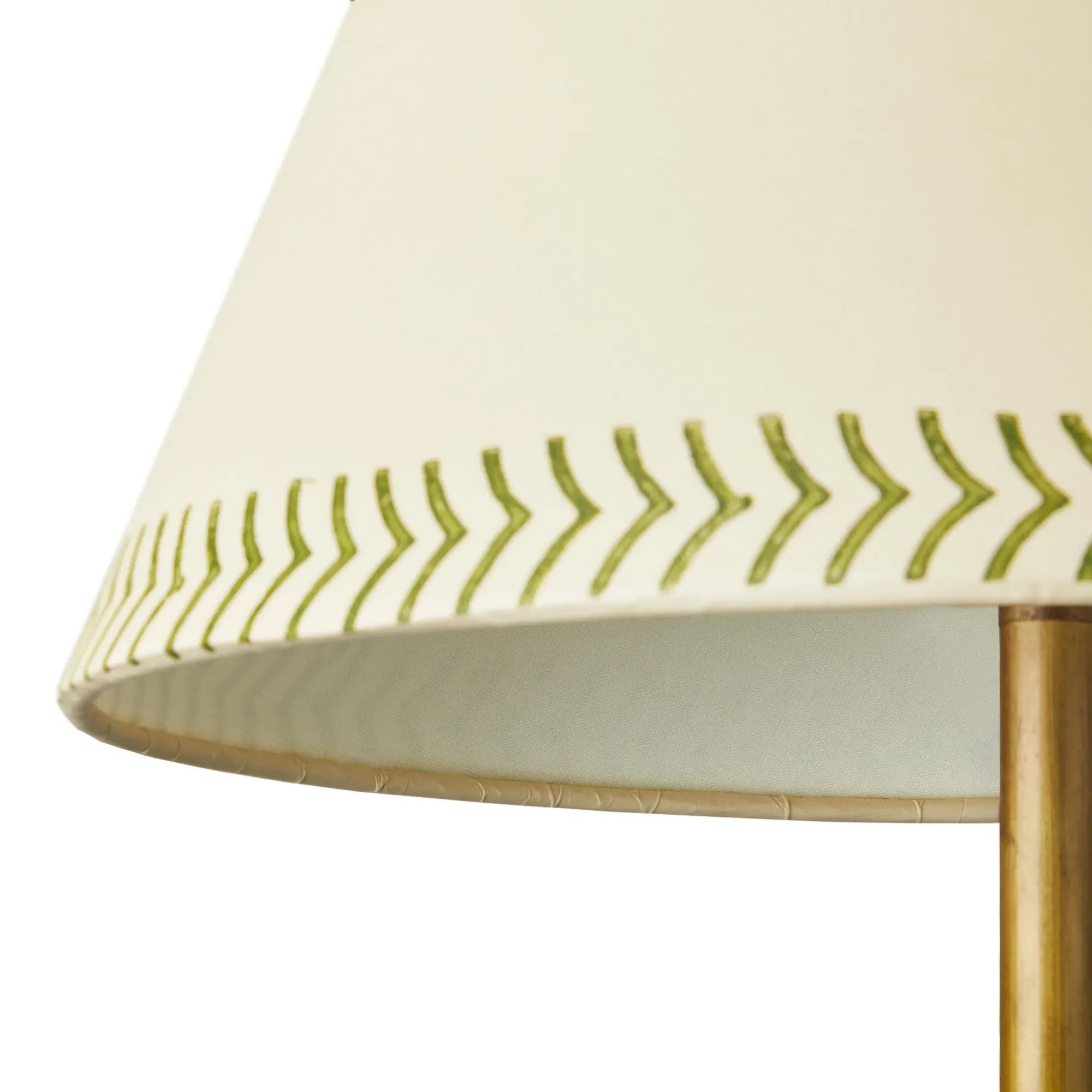 Verdant Arrows 6 Inch Empire Clip-On Shade - Green, Card product