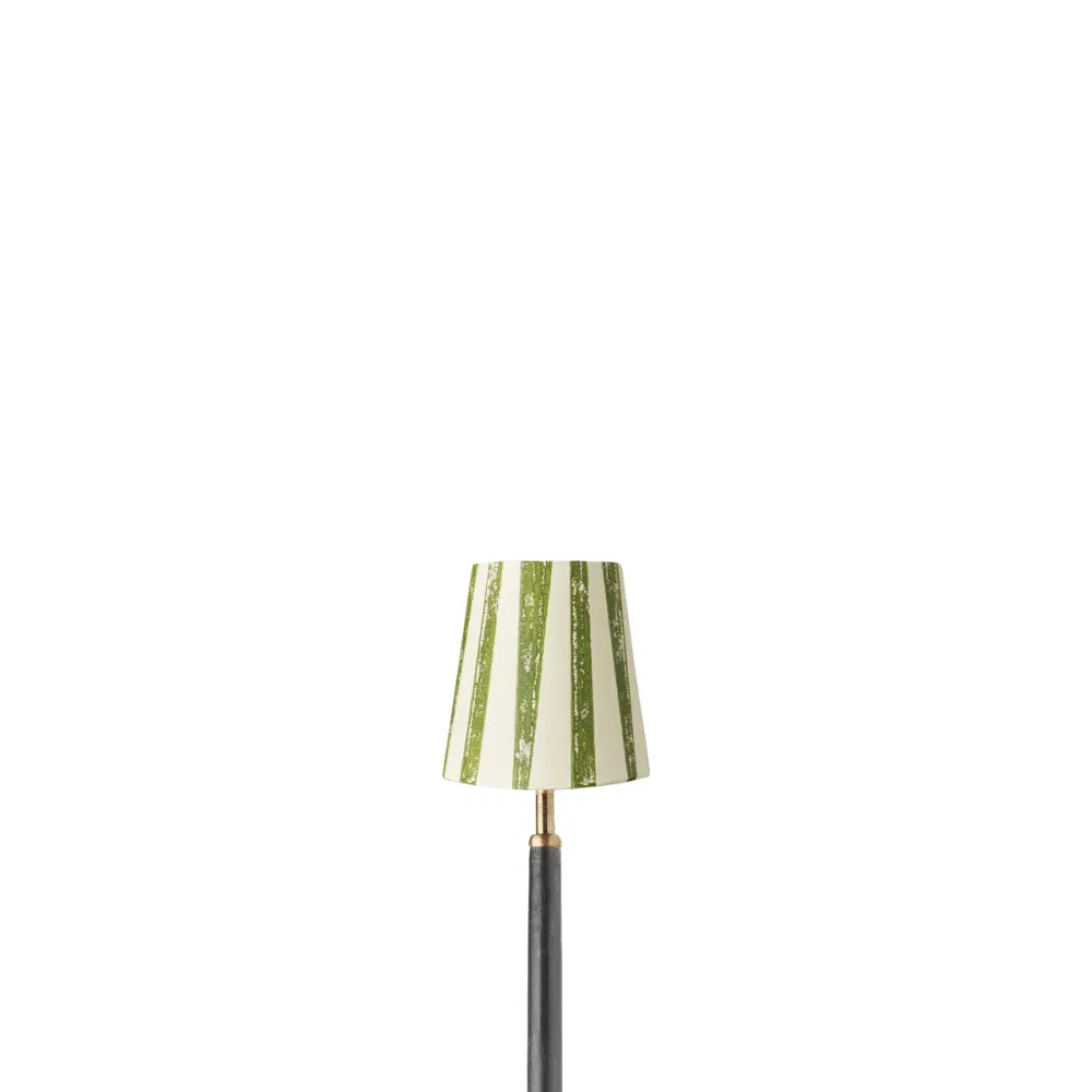 Verdant Tapers 12cm Tapered Clip-On Shade - Green, Card product