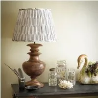 Verona Table Lamp - Natural, Burnt Wood alternate view