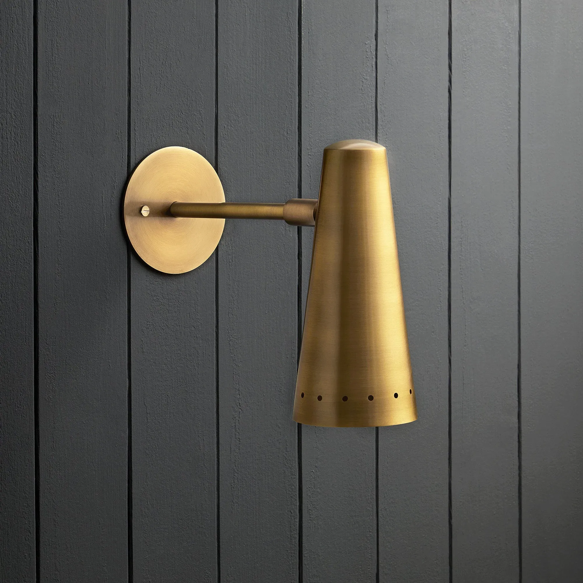 Vincent V-Shaped Wall Light - Antique Brass product