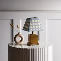 Walter Square Table Lamp Rechargeable - Antique Brass by Pooky, alternate view