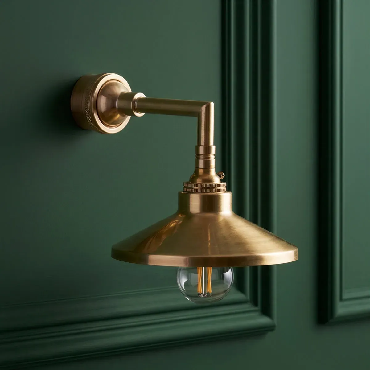 Whizzlet Wall Light - Antique Brass product