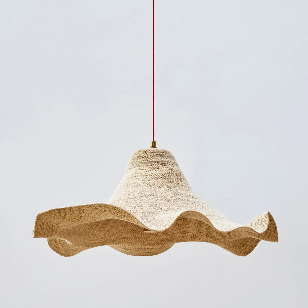 Wonky Basket Pendant Shade - Natural, Organic Fibre product