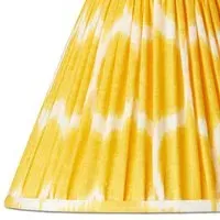 Yoda Ikat 6 Inch Empire Cordless Lamp Shade - Yellow, Linen alternate view