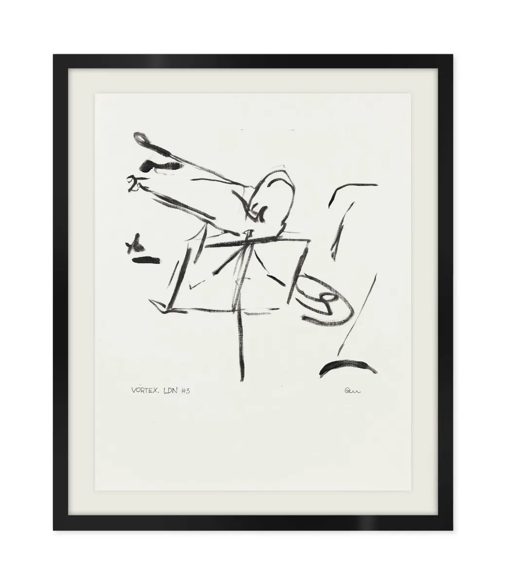 Framed Wall Art Print #3 - Indian Ink