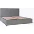 Double Storage Ottoman Bed with Tufted Headboard - Dark Grey