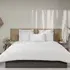 Percale Duvet Cover 200 TC King Size - White, Cotton