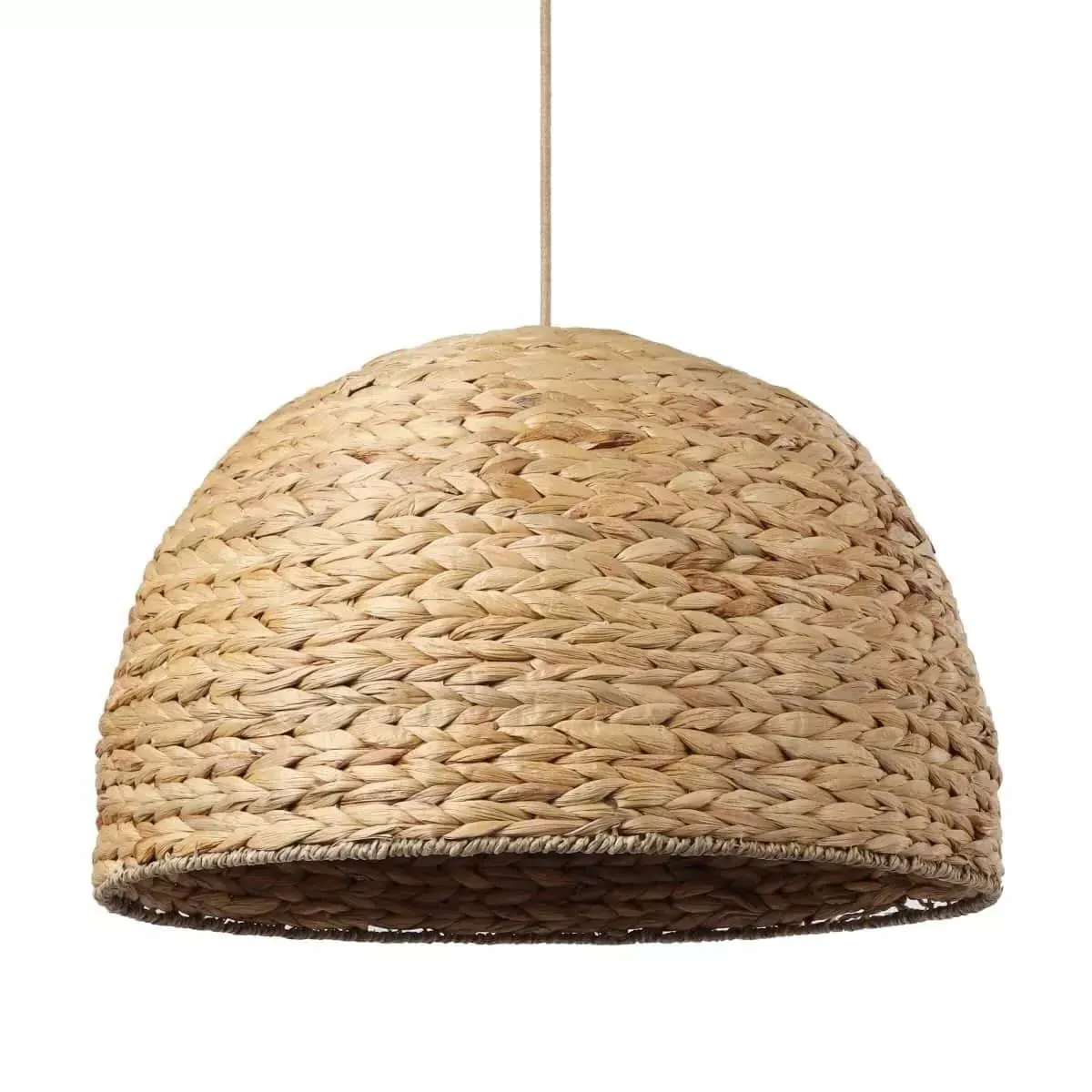 Althea Bowl Pendant Light - Light Brown, Water Hyacinth product
