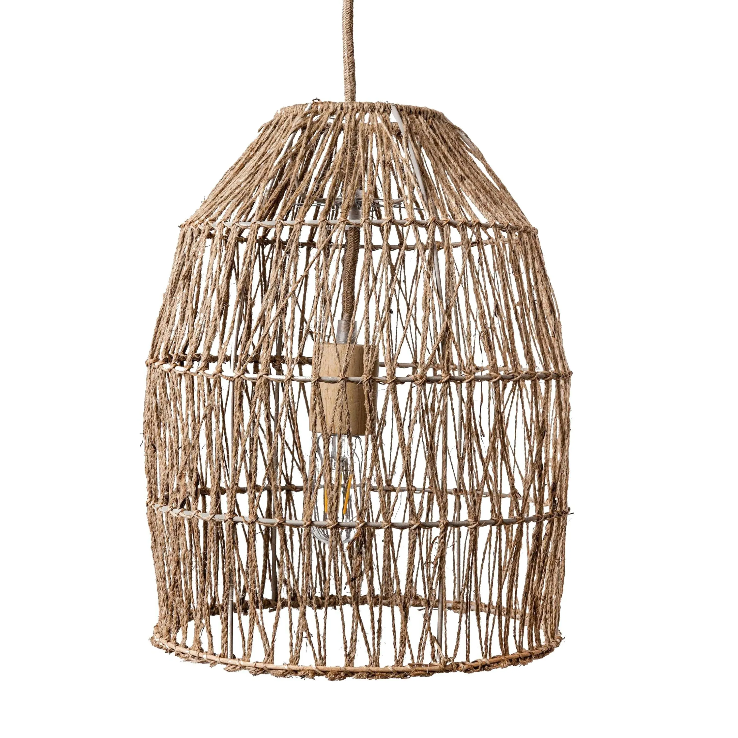 Amira Jute Pendant Light - Natural, Palm Fibers product
