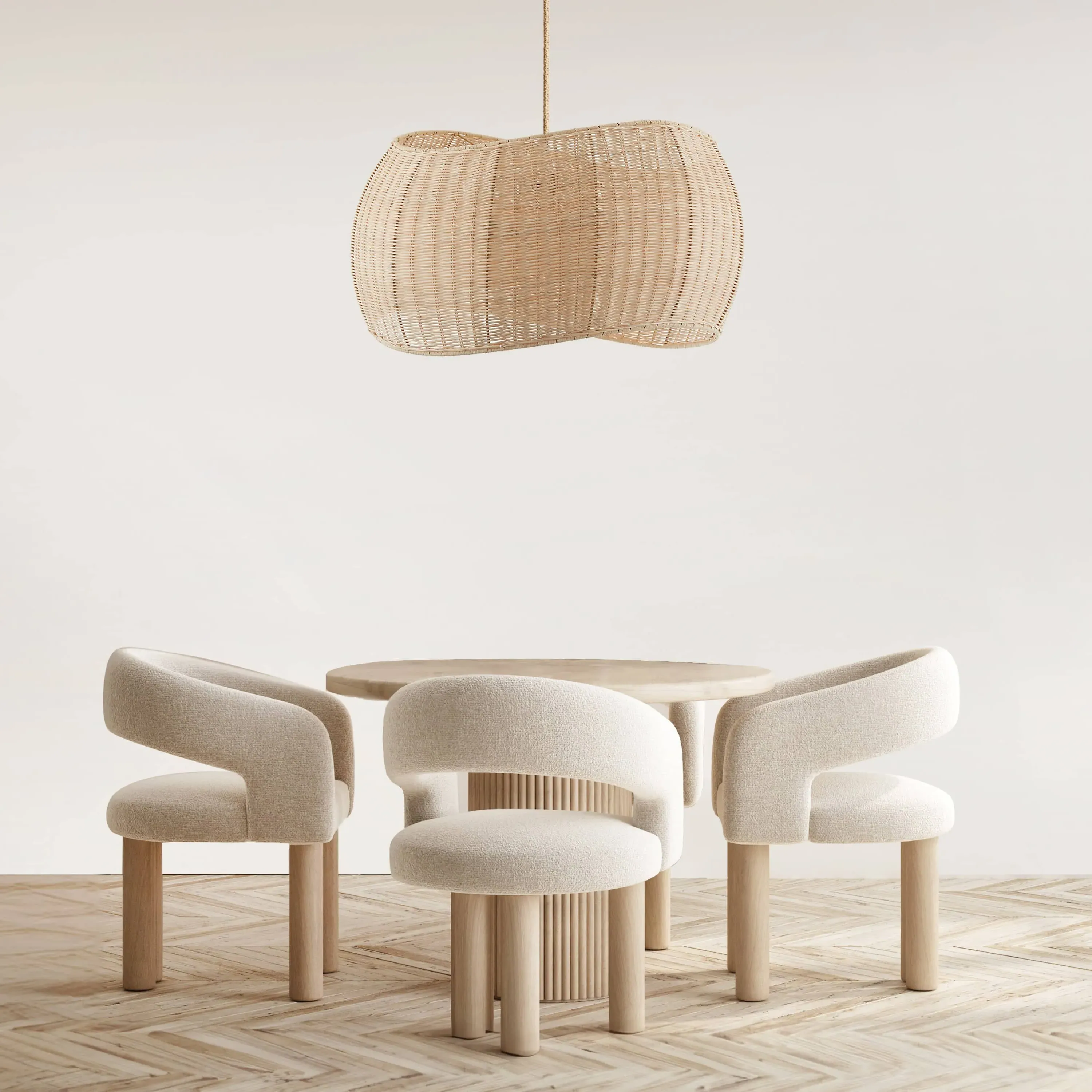 Angelo Rattan Pendant Light - Natural Brown product
