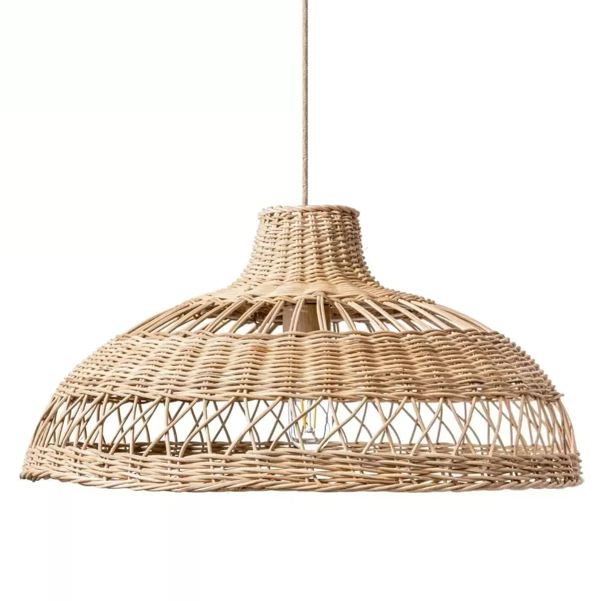 Avery Pendant Light - Light Brown, Rattan product