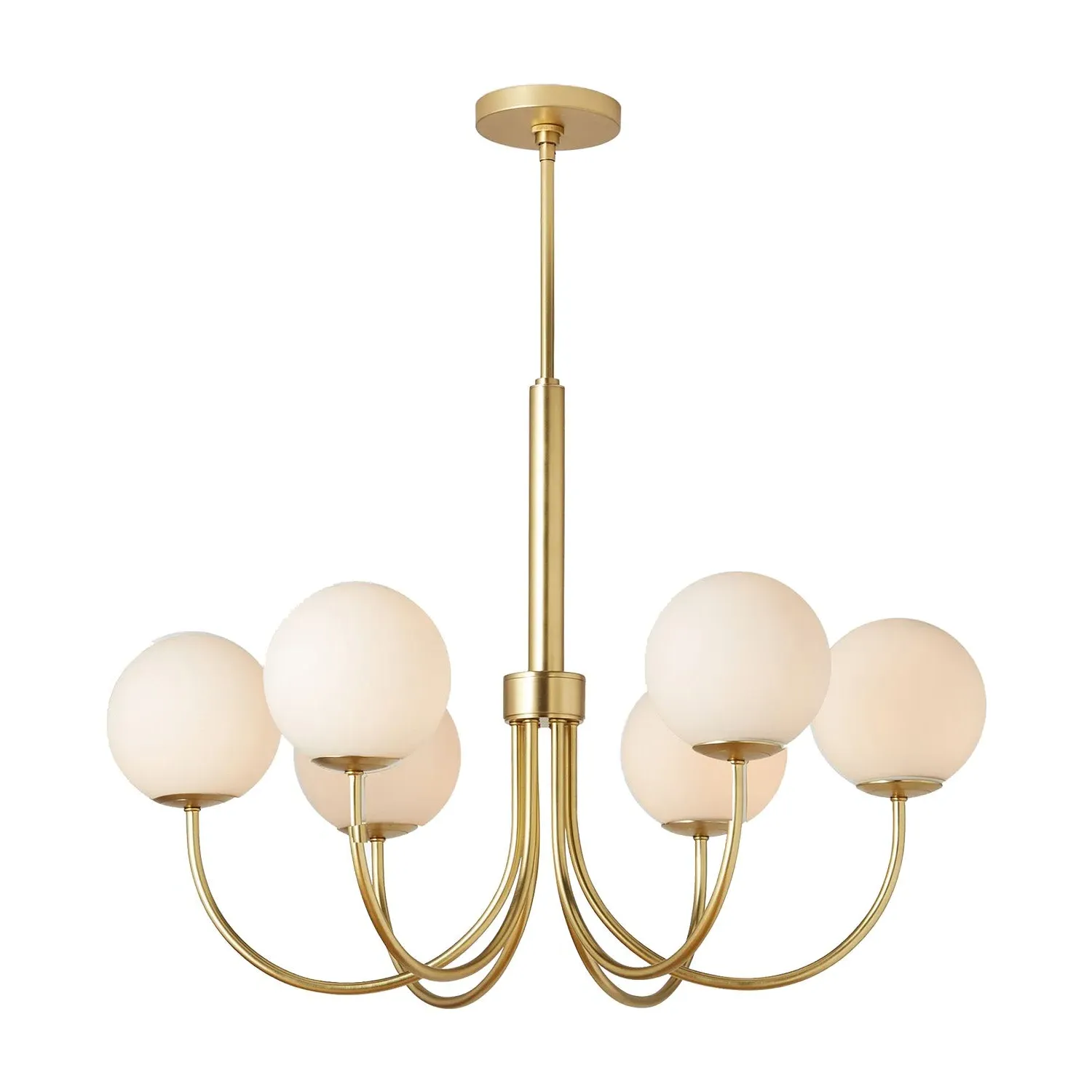 Bard 6-Arm Pendant Light - Brass, Iron product