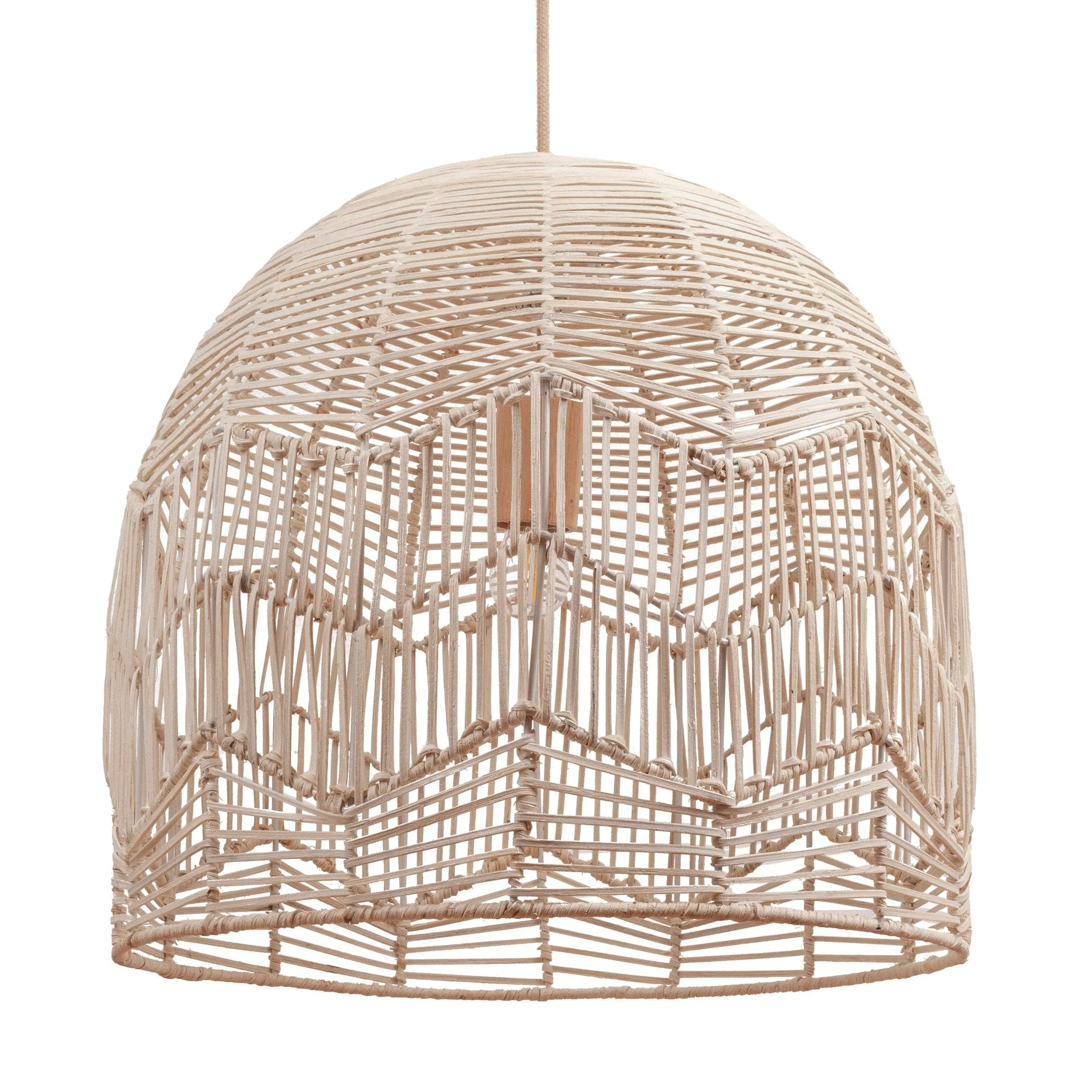 Beehive Rattan Pendant Light - Natural product
