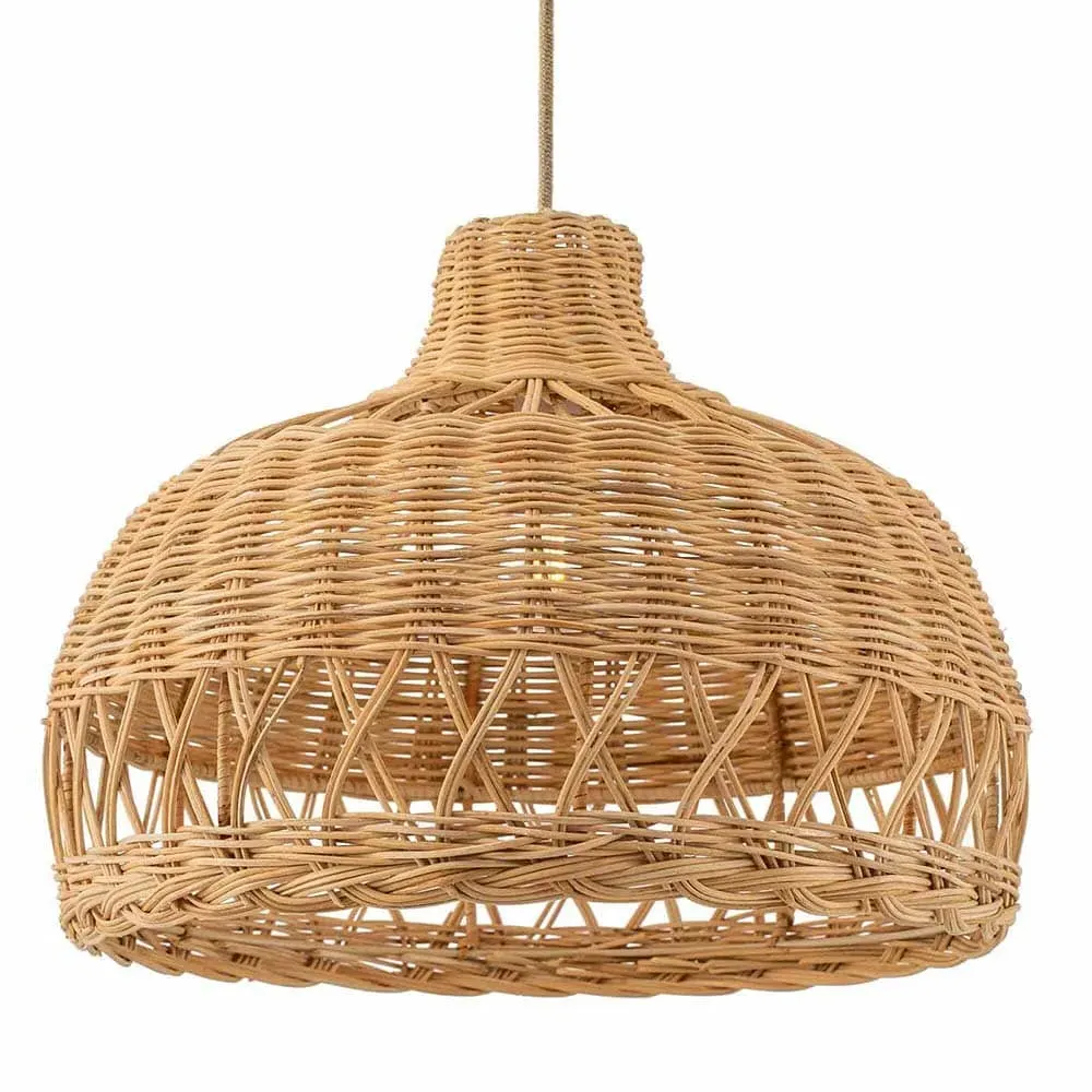 Bureau Rattan Pendant Light - Light Brown, Rattan product