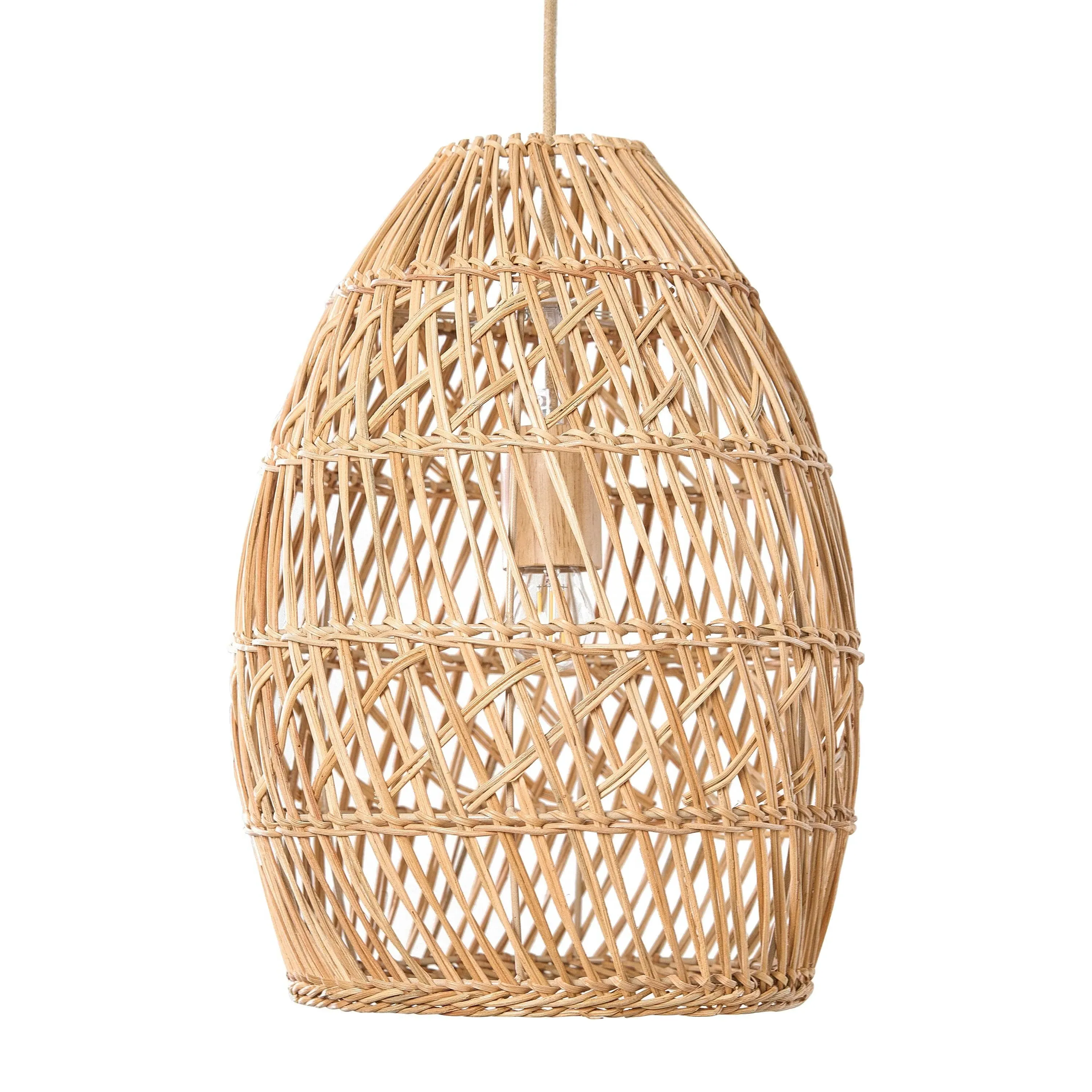 Callie Rattan Pendant Light - Natural Light Brown product