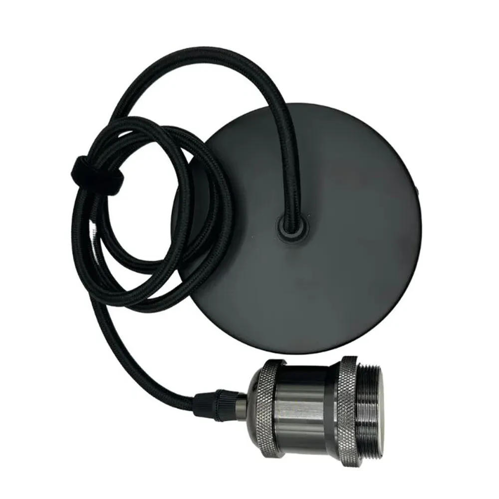 Rowabi Hardwired Hanging Pendant Light Kit - Black product