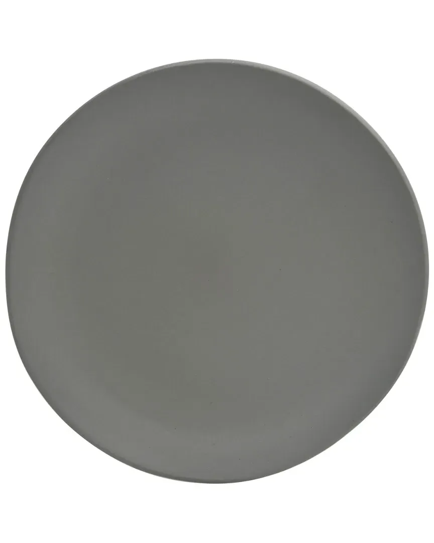 Set of 6 Wave Matte Grey Bread & Butter Plates image