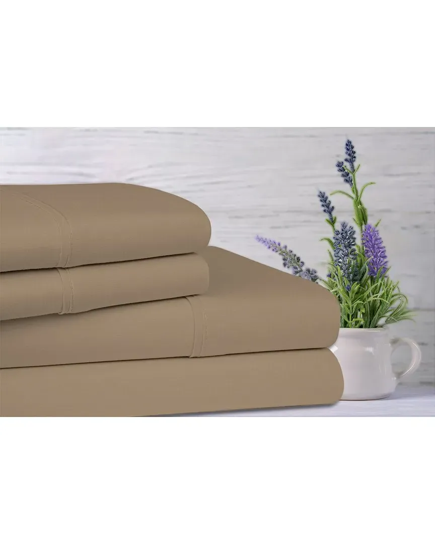 Lavender Infused Sheet Set - Taupe, Bamboo Microfiber image
