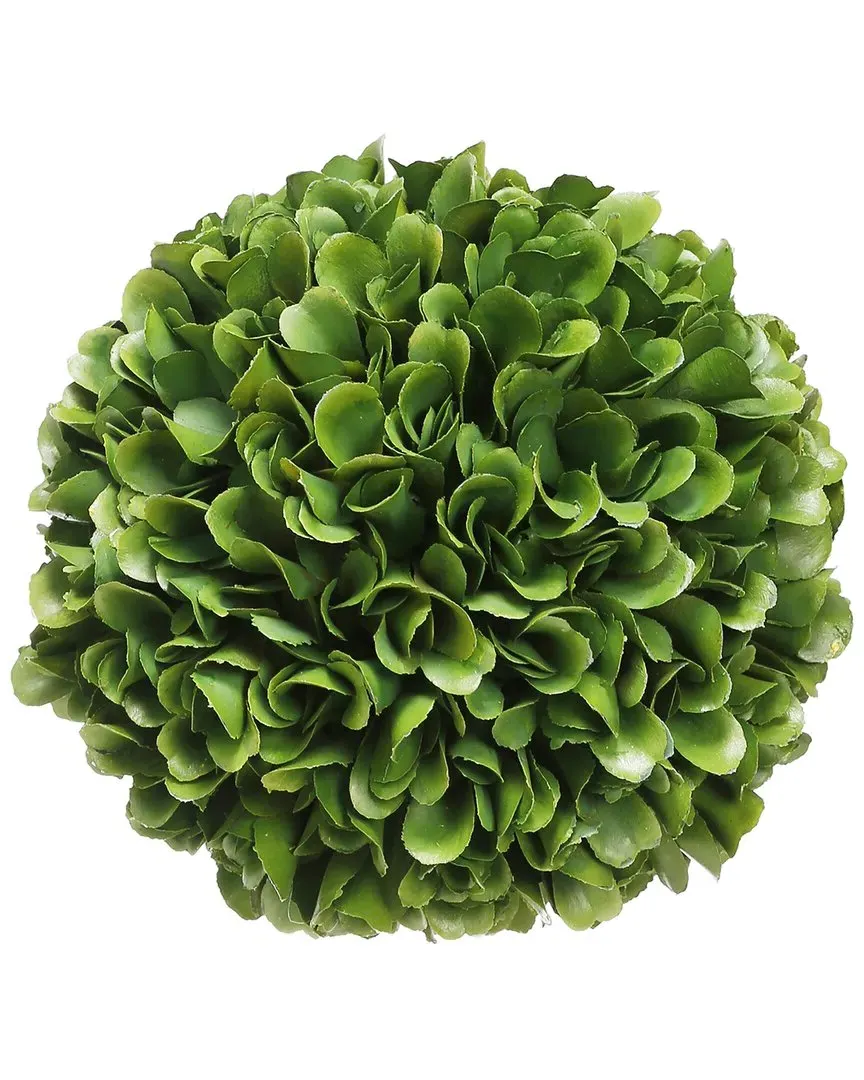 5in Faux Boxwood Topiary Ball - Green image