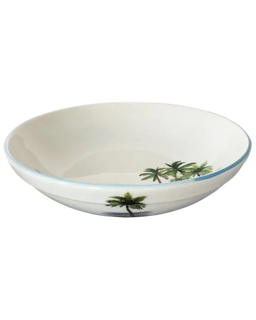 Palm Breezes Serving Bowl - Multicolor, Ceramic
