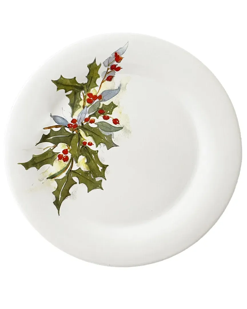 WinterWonderland 6pc Dessert Salad Dish Set - Multicolor, Ceramic image