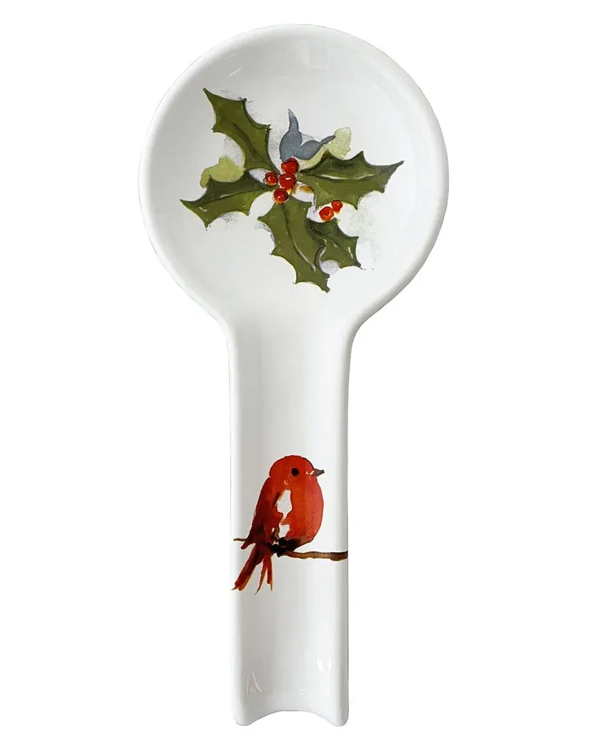 WinterWonderland Spoon Rest - Multicolor, Ceramic