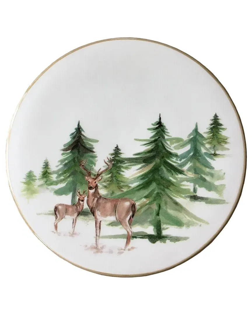 Woodlands Trivet Cheese Board - Multicolor, Ceramic image