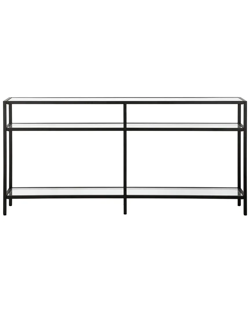 Abraham + Ivy Sivil 64in Console Table - Black, Steel image
