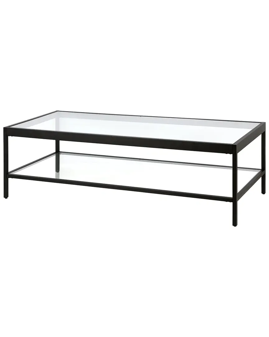 Alexis 54In Coffee Table - Black, Glass image