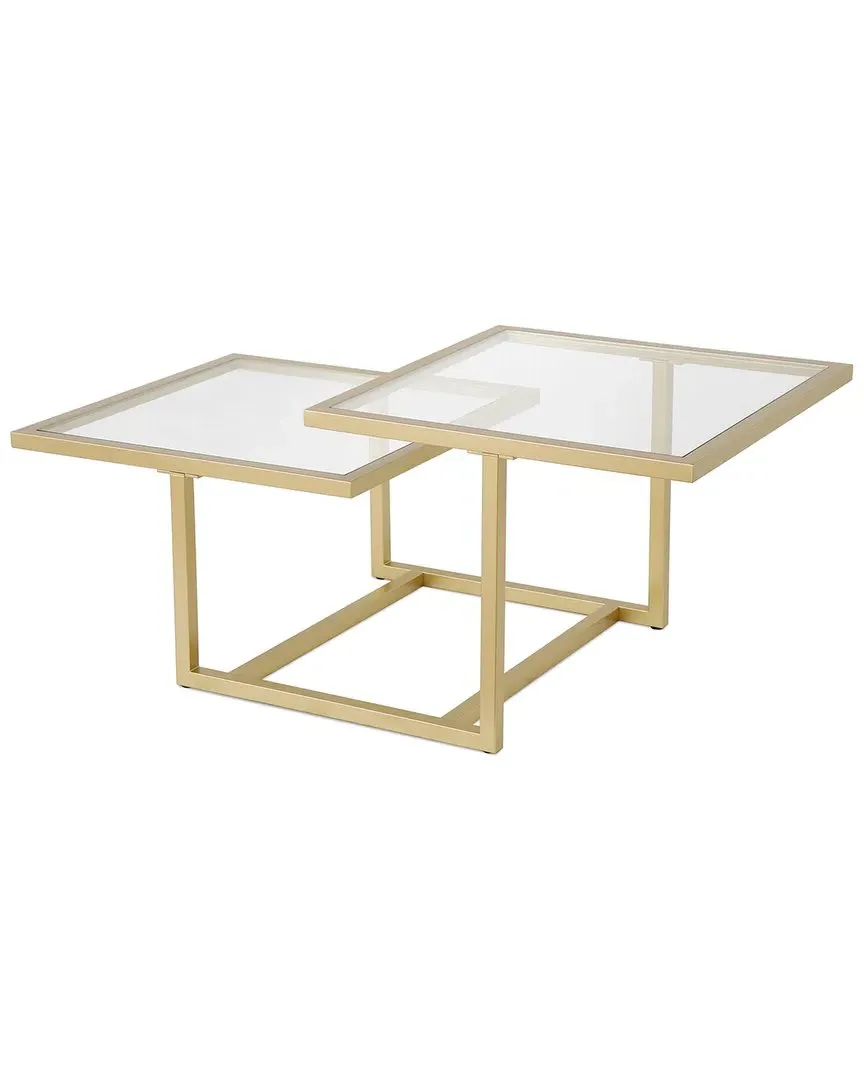 Amalie Square Coffee Table - Gold Brass, Metal image