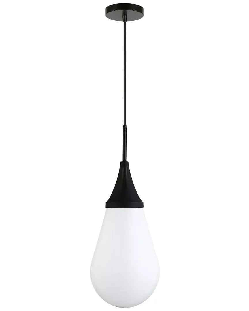 Ambrose 8.63in Pendant with Glass Shade - Bronze