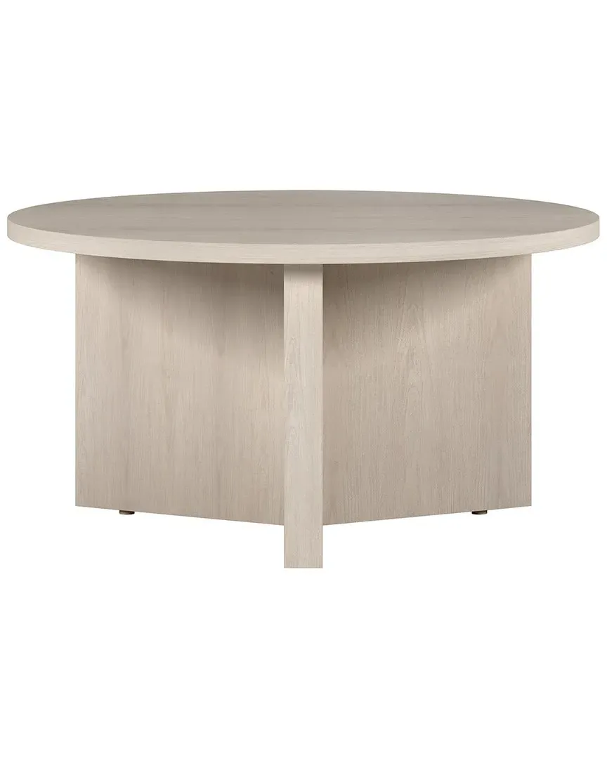 Anders Round Coffee Table - White