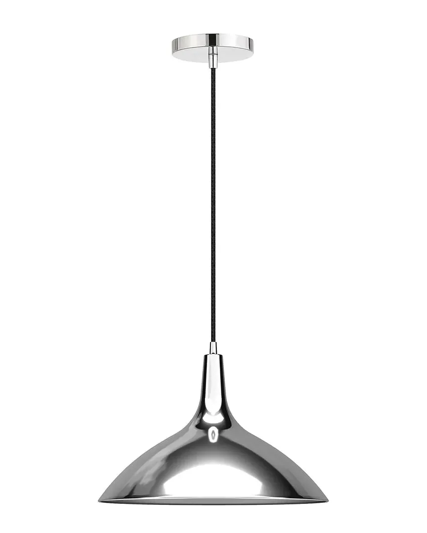 Barton Cone Pendant Light - Silver, Metal image