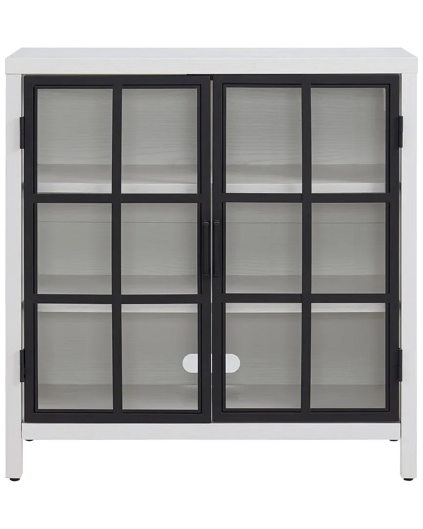 Bennett 32in Rectangular Accent Cabinet - White image