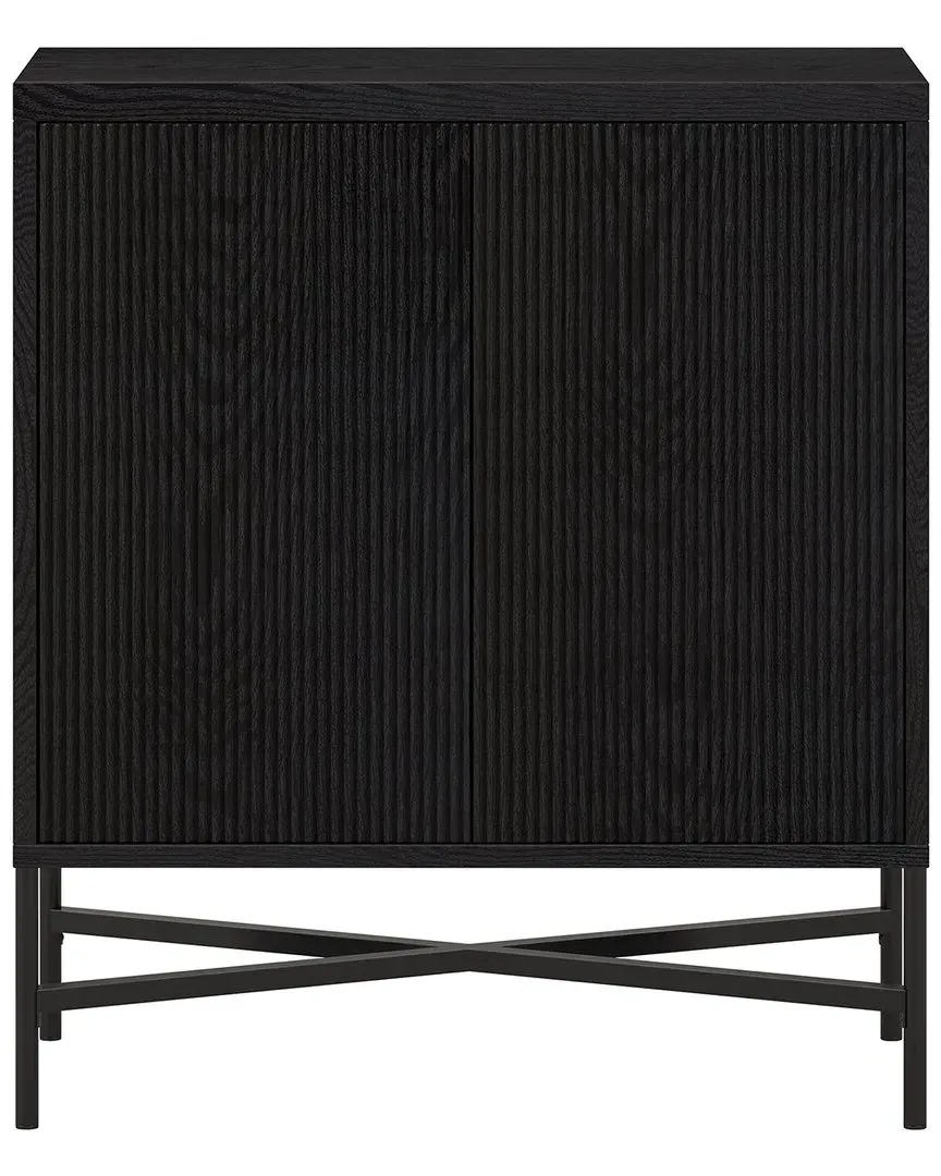 Brighton 28" Wide Rectangular Accent Cabinet - Black image