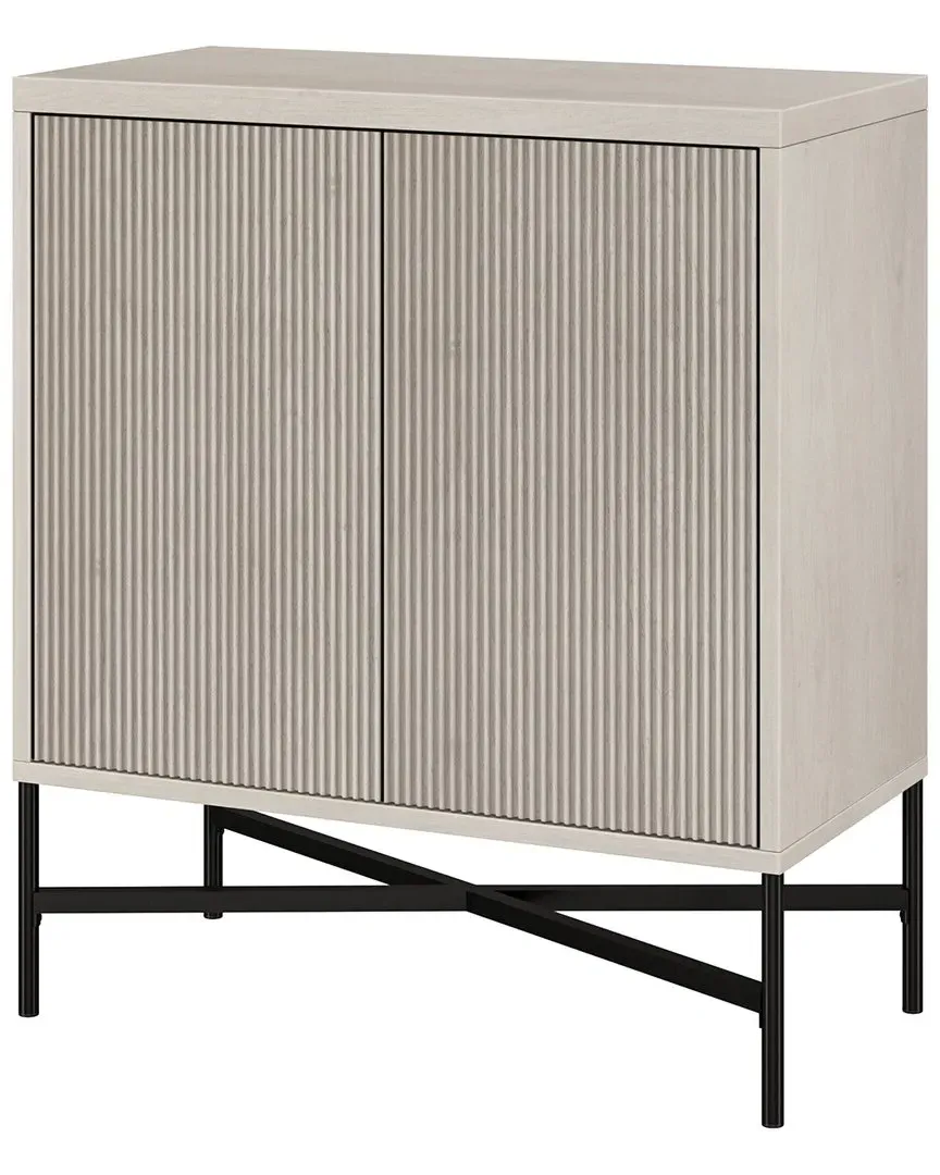 Brighton 28in Rectangular Accent Cabinet - Alder White